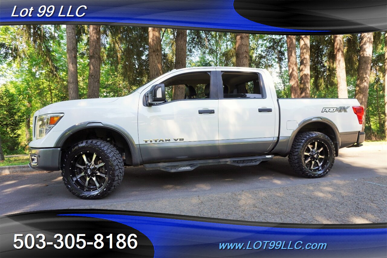 2019 Nissan Titan PRO-4X 4x4 V8 5.5L Auto Heated Leather Seats GPS  Premium Wheels NEW TIRES Local Trade - Photo 5 - Milwaukie, OR 97267