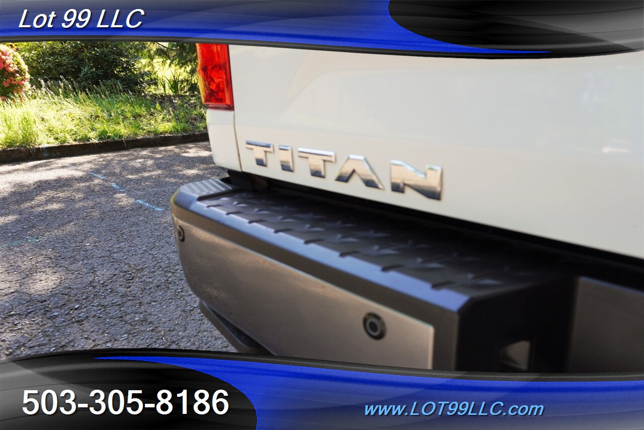 2019 Nissan Titan PRO-4X 4x4 V8 5.5L Auto Heated Leather Seats GPS  Premium Wheels NEW TIRES Local Trade - Photo 34 - Milwaukie, OR 97267