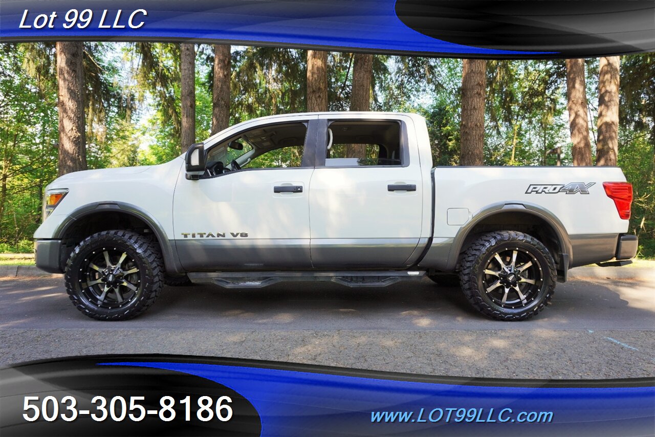 2019 Nissan Titan PRO-4X 4x4 V8 5.5L Auto Heated Leather Seats GPS  Premium Wheels NEW TIRES Local Trade - Photo 1 - Milwaukie, OR 97267
