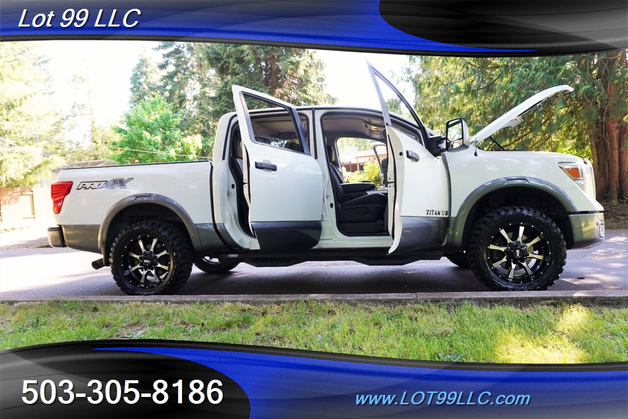 2019 Nissan Titan PRO-4X 4x4 V8 5.5L Auto Heated Leather Seats GPS  Premium Wheels NEW TIRES Local Trade - Photo 32 - Milwaukie, OR 97267