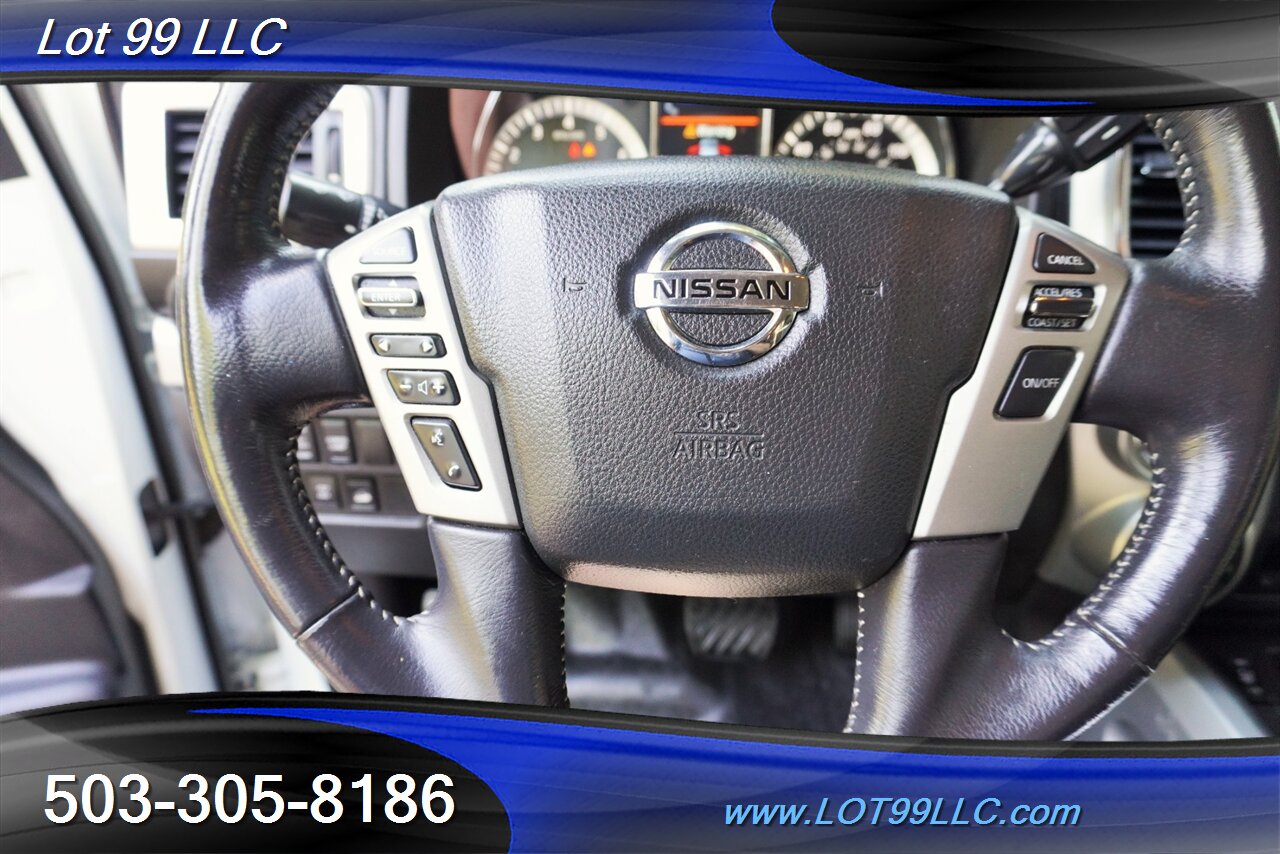 2019 Nissan Titan PRO-4X 4x4 V8 5.5L Auto Heated Leather Seats GPS  Premium Wheels NEW TIRES Local Trade - Photo 26 - Milwaukie, OR 97267