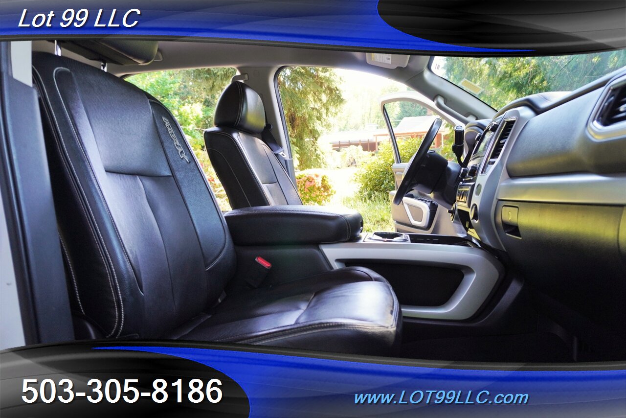 2019 Nissan Titan PRO-4X 4x4 V8 5.5L Auto Heated Leather Seats GPS  Premium Wheels NEW TIRES Local Trade - Photo 20 - Milwaukie, OR 97267
