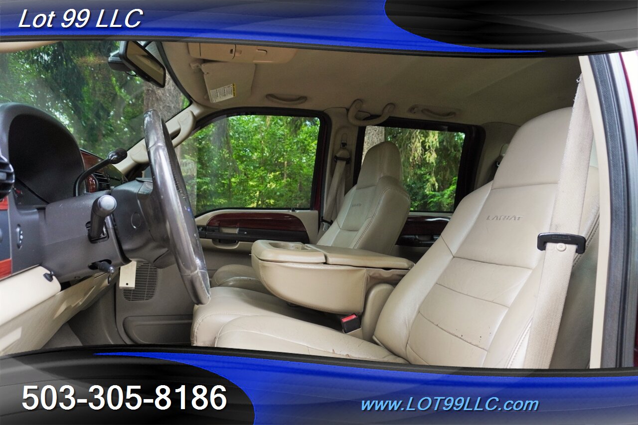 2006 Ford F-250 Lariat 4X4 BULLETPROOF Leather Seats LIFTED FUEL  Wheels new tires 50 SERVICE RECORDS - Photo 13 - Milwaukie, OR 97267