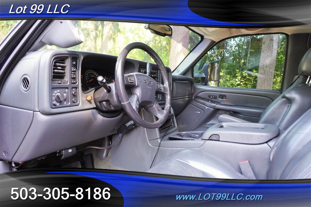 2005 Chevrolet Silverado 2500 LT 4dr Crew Cab 4X4 6.6L Duramax NEW HEADGASKET Leather Moon Roof LONG Bed LIFTED Black Wheels Newer Tires - Photo 12 - Milwaukie, OR 97267