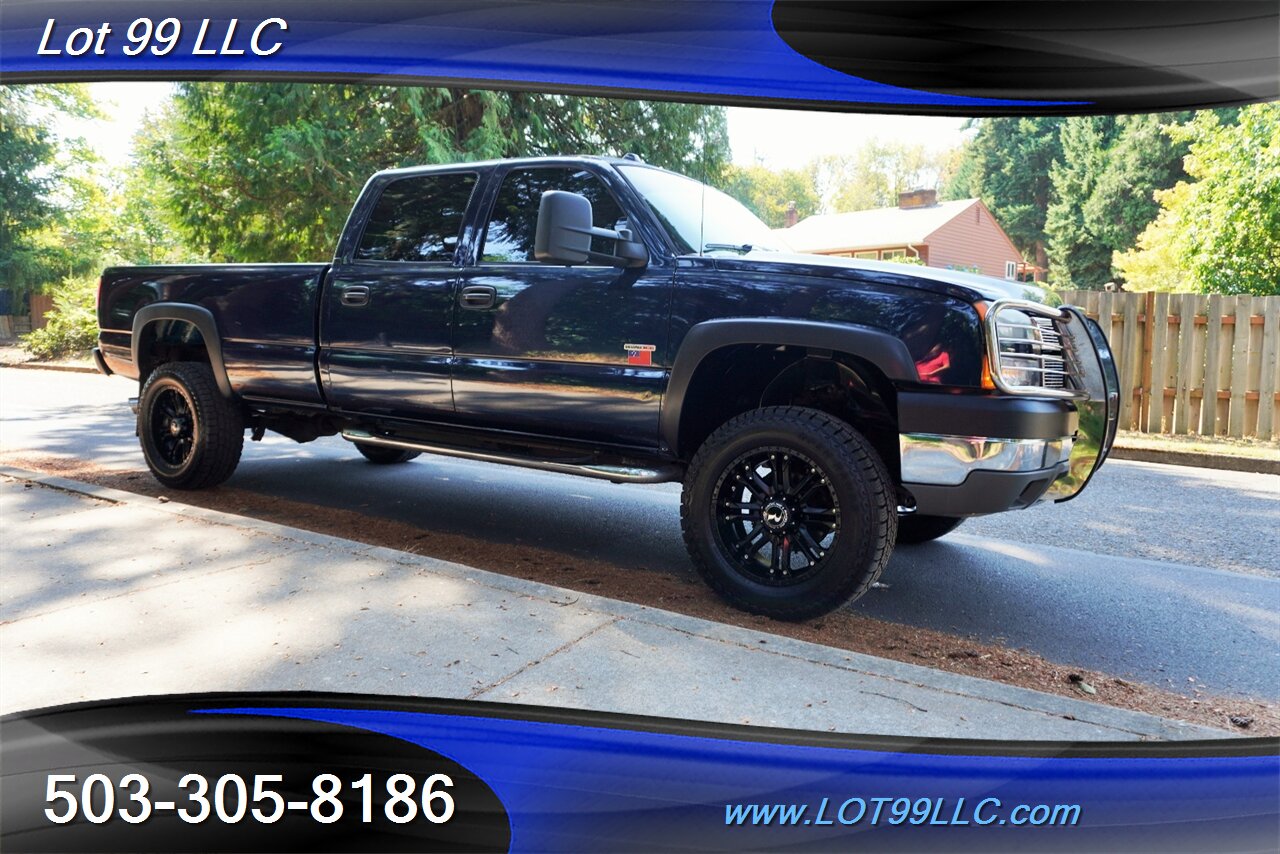 2005 Chevrolet Silverado 2500 LT 4dr Crew Cab 4X4 6.6L Duramax NEW HEADGASKET Leather Moon Roof LONG Bed LIFTED Black Wheels Newer Tires - Photo 7 - Milwaukie, OR 97267