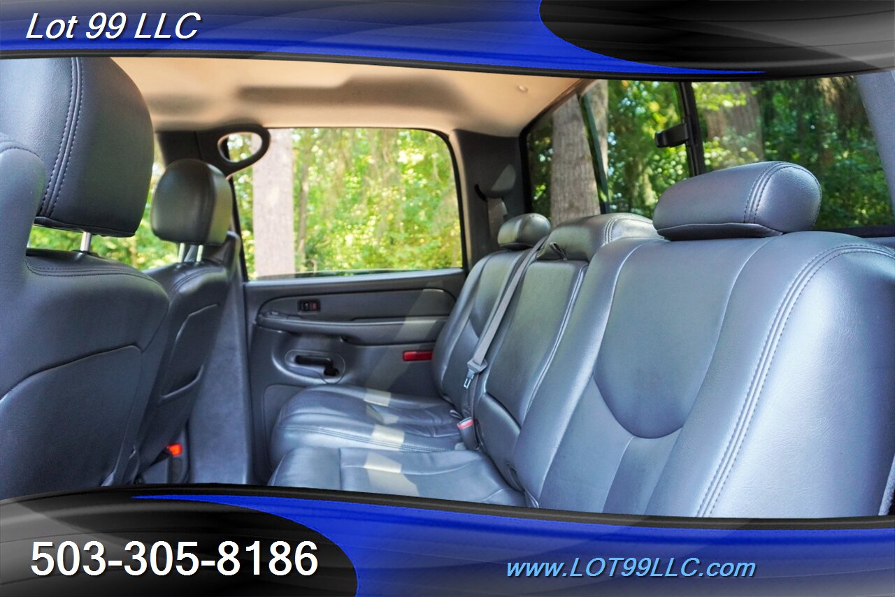 2005 Chevrolet Silverado 2500 LT 4dr Crew Cab 4X4 6.6L Duramax NEW HEADGASKET Leather Moon Roof LONG Bed LIFTED Black Wheels Newer Tires - Photo 14 - Milwaukie, OR 97267
