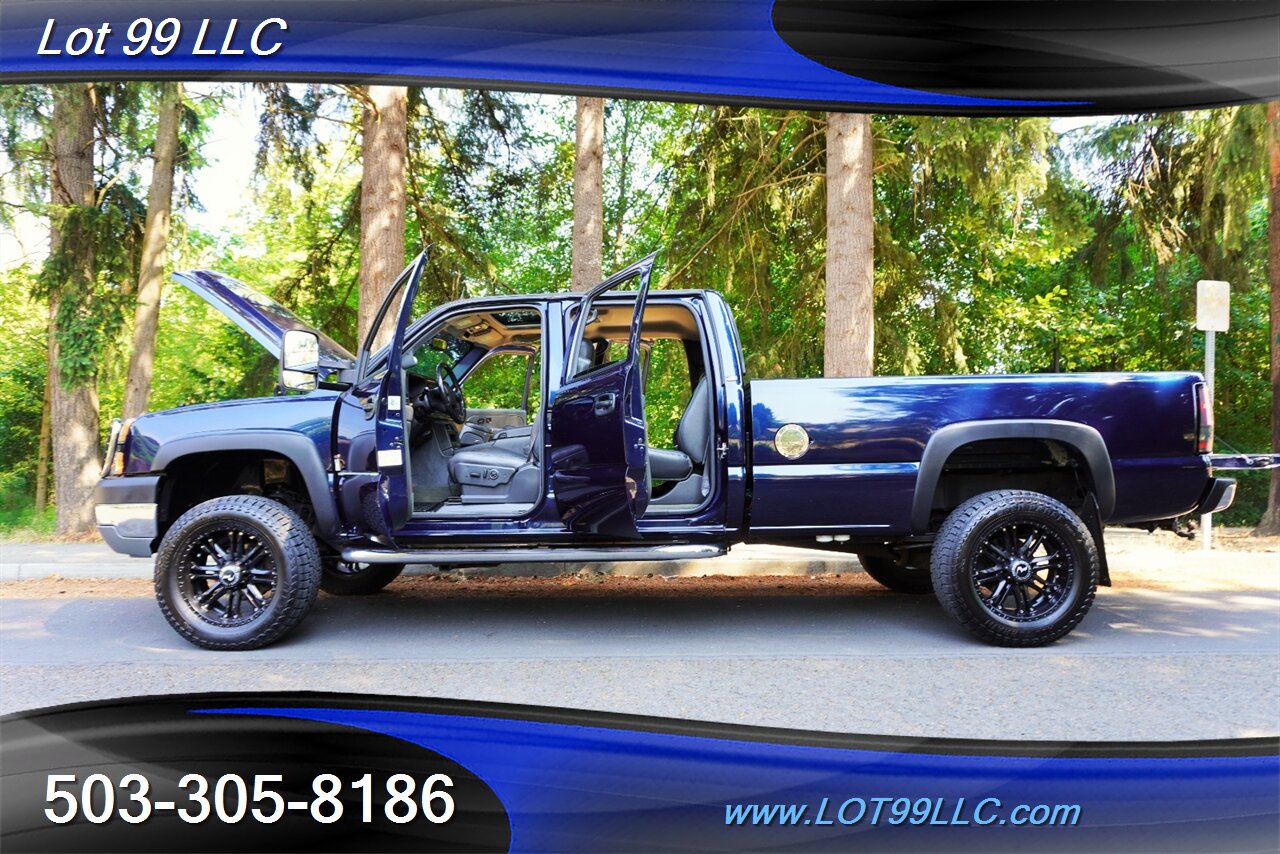 2005 Chevrolet Silverado 2500 LT 4dr Crew Cab 4X4 6.6L Duramax NEW HEADGASKET Leather Moon Roof LONG Bed LIFTED Black Wheels Newer Tires - Photo 31 - Milwaukie, OR 97267