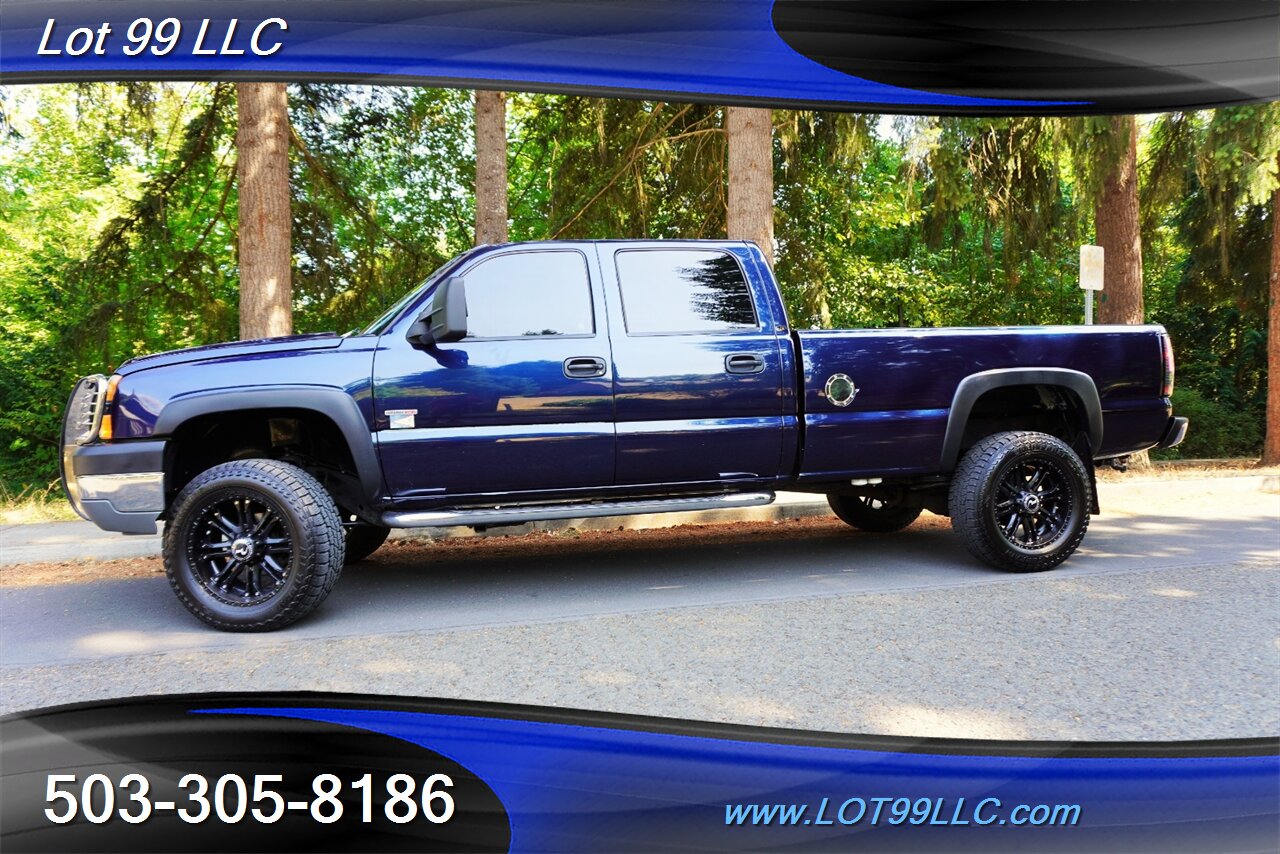 2005 Chevrolet Silverado 2500 LT 4dr Crew Cab 4X4 6.6L Duramax NEW HEADGASKET Leather Moon Roof LONG Bed LIFTED Black Wheels Newer Tires - Photo 5 - Milwaukie, OR 97267