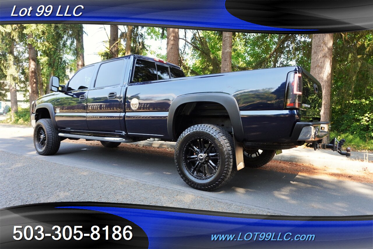 2005 Chevrolet Silverado 2500 LT 4dr Crew Cab 4X4 6.6L Duramax NEW HEADGASKET Leather Moon Roof LONG Bed LIFTED Black Wheels Newer Tires - Photo 11 - Milwaukie, OR 97267