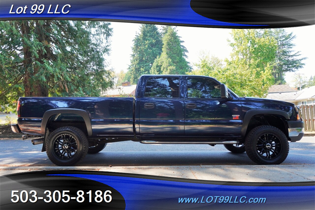 2005 Chevrolet Silverado 2500 LT 4dr Crew Cab 4X4 6.6L Duramax NEW HEADGASKET Leather Moon Roof LONG Bed LIFTED Black Wheels Newer Tires - Photo 8 - Milwaukie, OR 97267