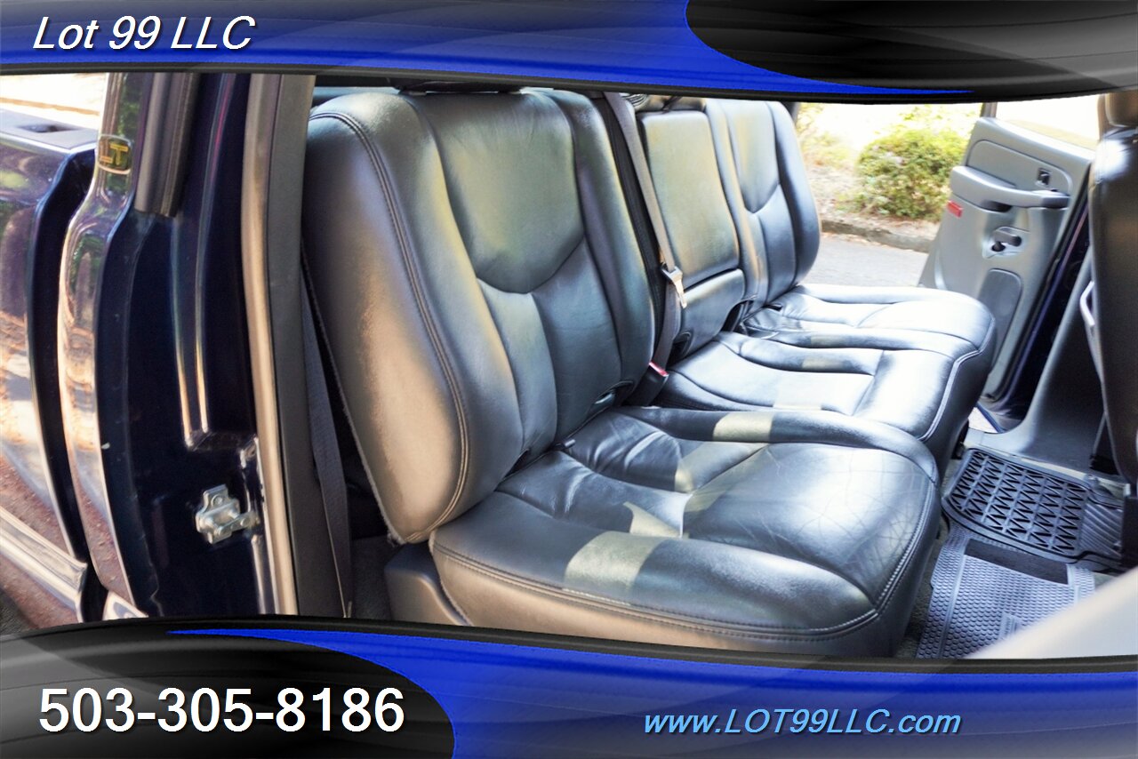 2005 Chevrolet Silverado 2500 LT 4dr Crew Cab 4X4 6.6L Duramax NEW HEADGASKET Leather Moon Roof LONG Bed LIFTED Black Wheels Newer Tires - Photo 16 - Milwaukie, OR 97267