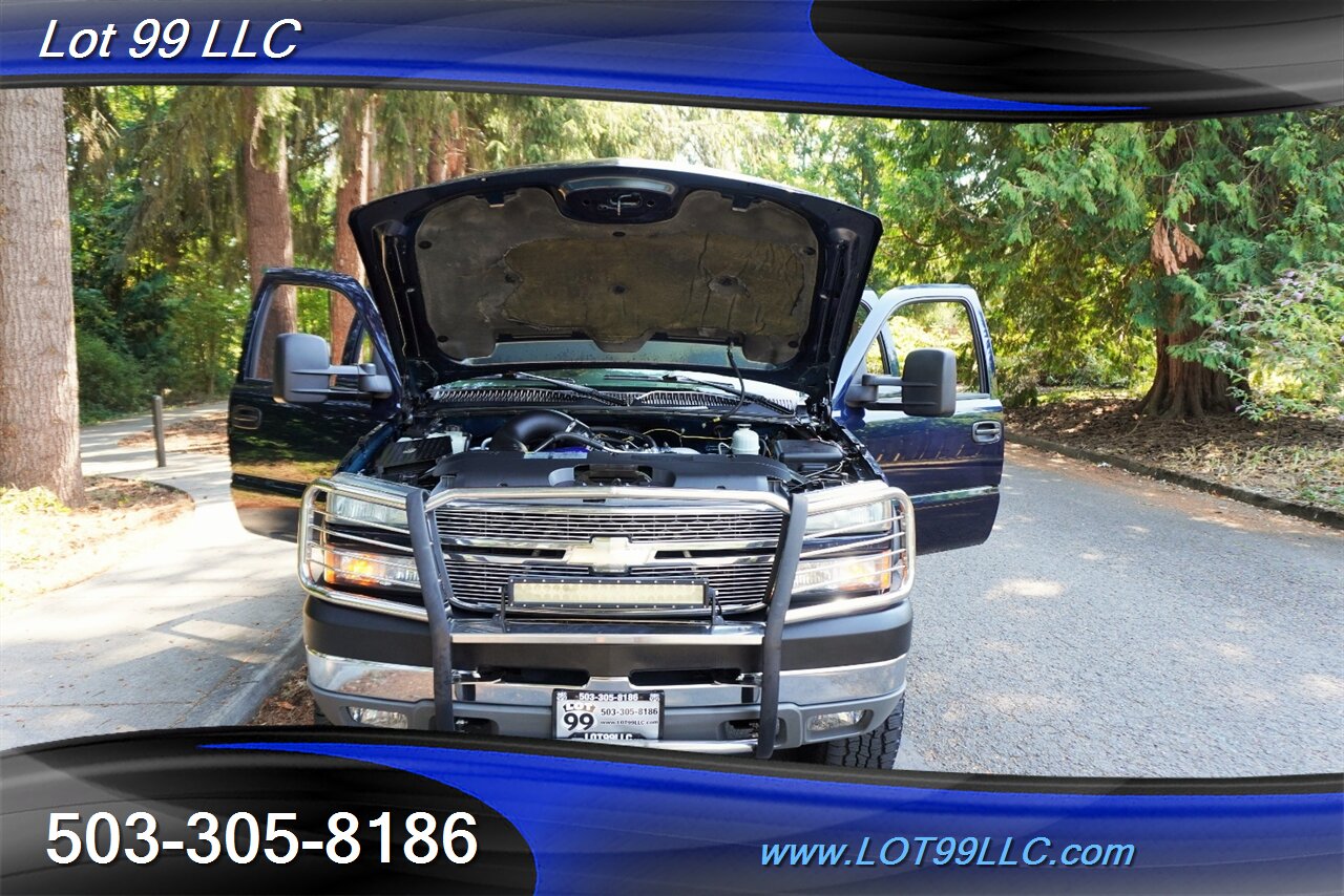 2005 Chevrolet Silverado 2500 LT 4dr Crew Cab 4X4 6.6L Duramax NEW HEADGASKET Leather Moon Roof LONG Bed LIFTED Black Wheels Newer Tires - Photo 32 - Milwaukie, OR 97267
