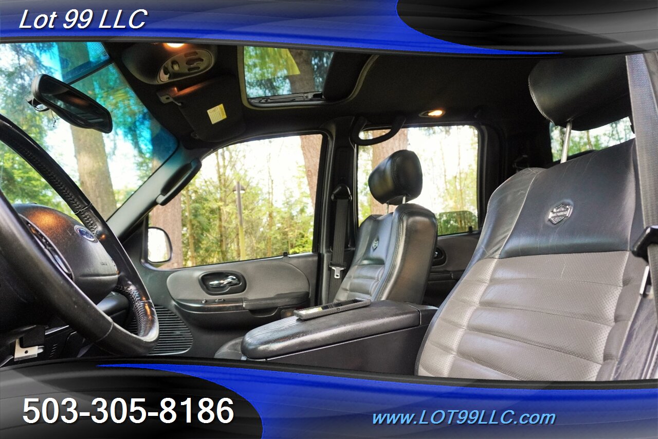 2002 Ford F-150 Harley-Davidson 5.4L Supercharged Auto Heated  Leather Moon Roof Chrome Wheels New TIRES - Photo 14 - Milwaukie, OR 97267