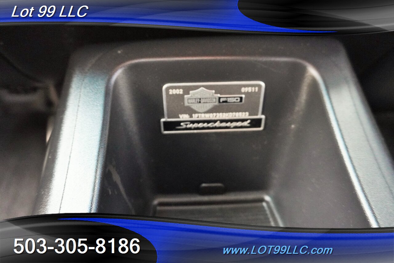 2002 Ford F-150 Harley-Davidson 5.4L Supercharged Auto Heated  Leather Moon Roof Chrome Wheels New TIRES - Photo 23 - Milwaukie, OR 97267