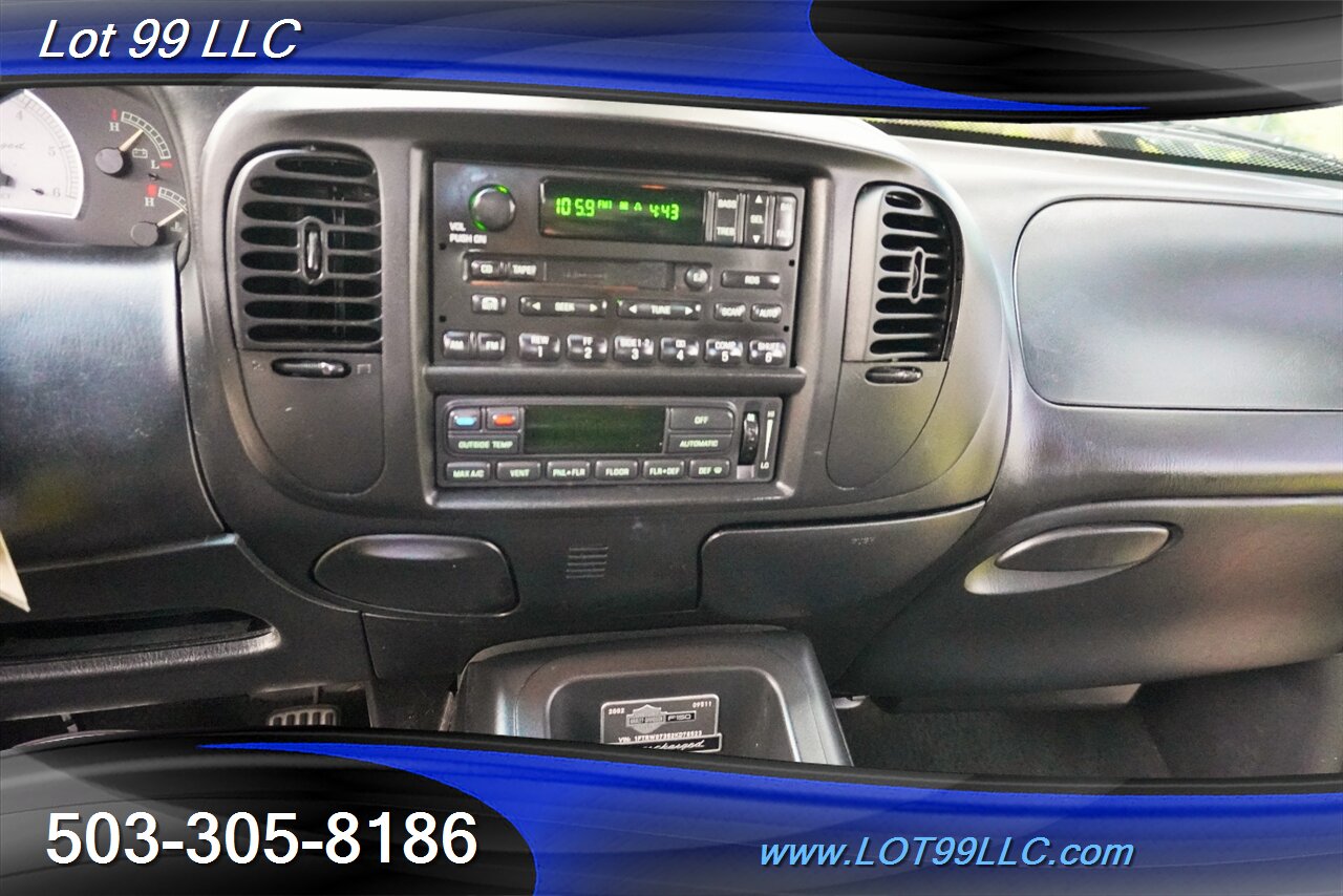 2002 Ford F-150 Harley-Davidson 5.4L Supercharged Auto Heated  Leather Moon Roof Chrome Wheels New TIRES - Photo 22 - Milwaukie, OR 97267