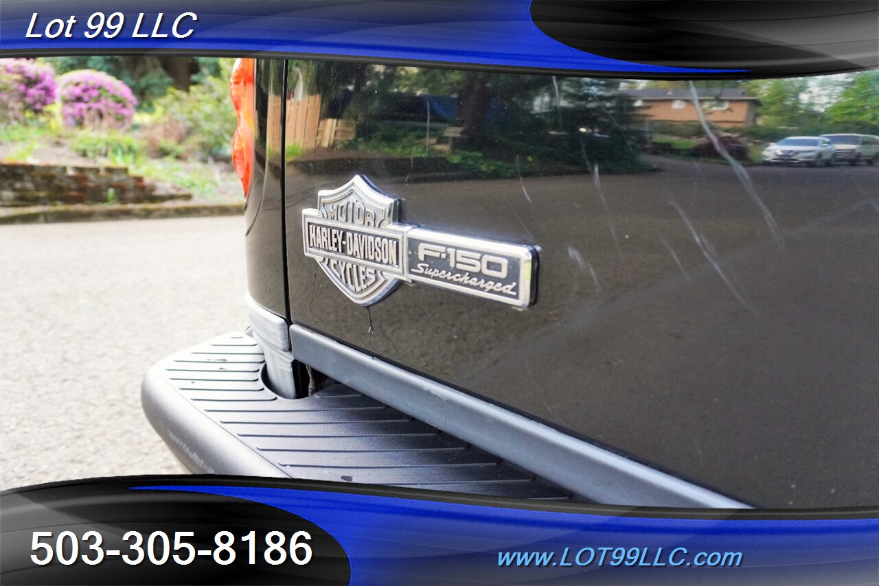 2002 Ford F-150 Harley-Davidson 5.4L Supercharged Auto Heated  Leather Moon Roof Chrome Wheels New TIRES - Photo 31 - Milwaukie, OR 97267