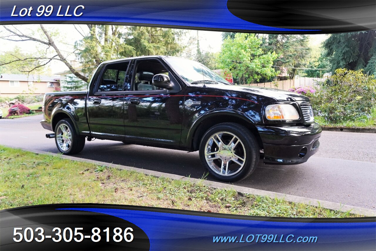 2002 Ford F-150 Harley-Davidson 5.4L Supercharged Auto Heated  Leather Moon Roof Chrome Wheels New TIRES - Photo 8 - Milwaukie, OR 97267