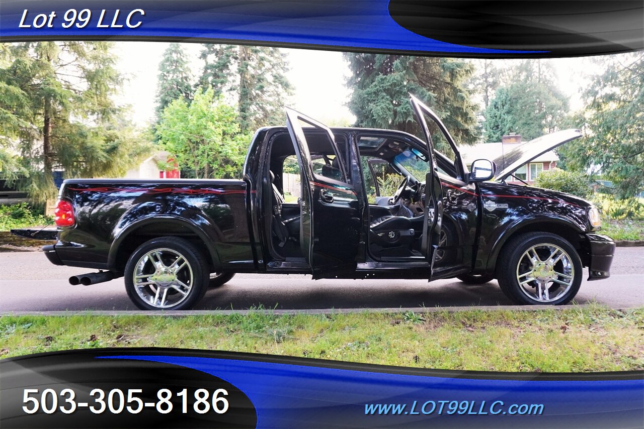 2002 Ford F-150 Harley-Davidson 5.4L Supercharged Auto Heated  Leather Moon Roof Chrome Wheels New TIRES - Photo 29 - Milwaukie, OR 97267