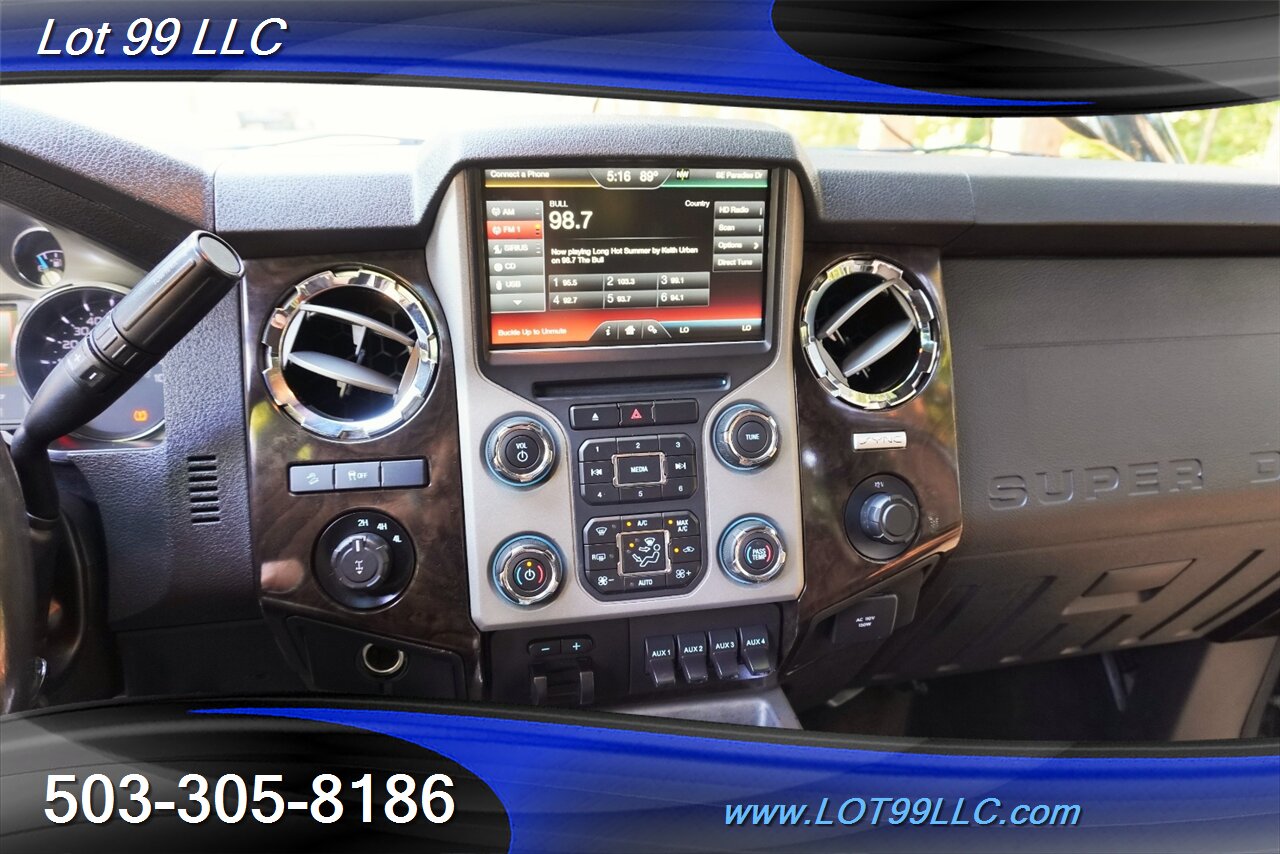 2014 Ford F-250 Platinum 4X4 6.7L Power Stroke Heated AC Leather  Moon Roof FULL THROTTLE SUSEPNSION LIFT 22 WHEELS NEW 40 TIRES - Photo 20 - Milwaukie, OR 97267