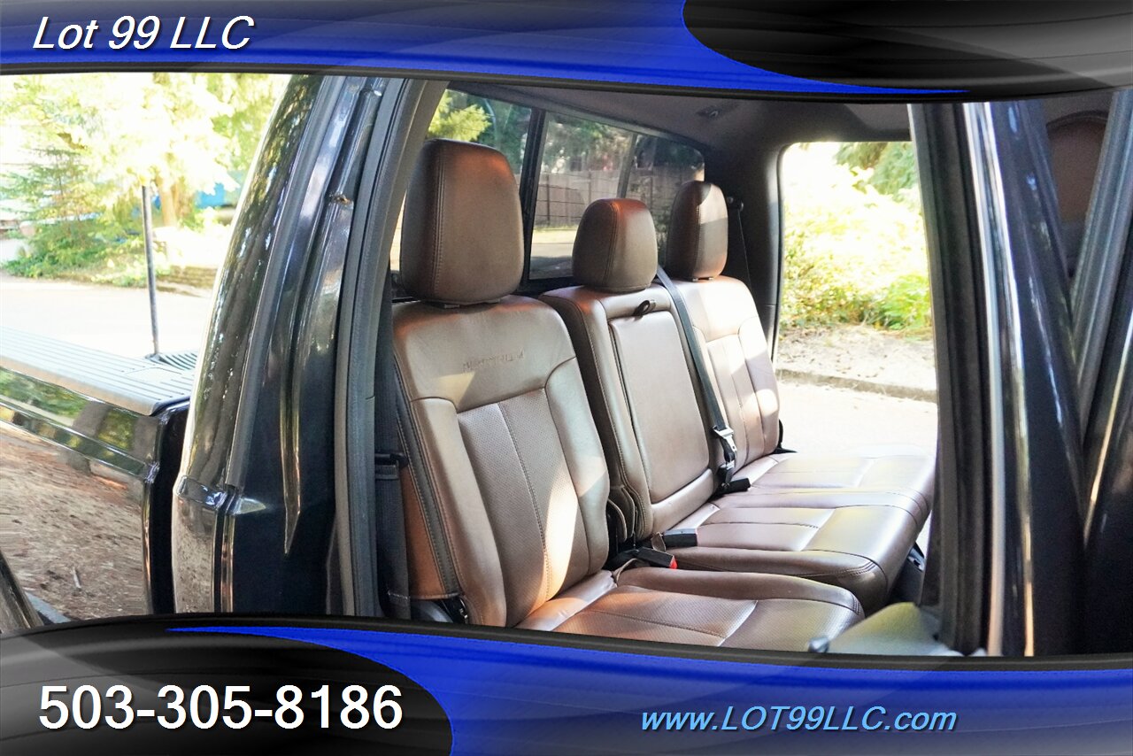 2014 Ford F-250 Platinum 4X4 6.7L Power Stroke Heated AC Leather  Moon Roof FULL THROTTLE SUSEPNSION LIFT 22 WHEELS NEW 40 TIRES - Photo 16 - Milwaukie, OR 97267