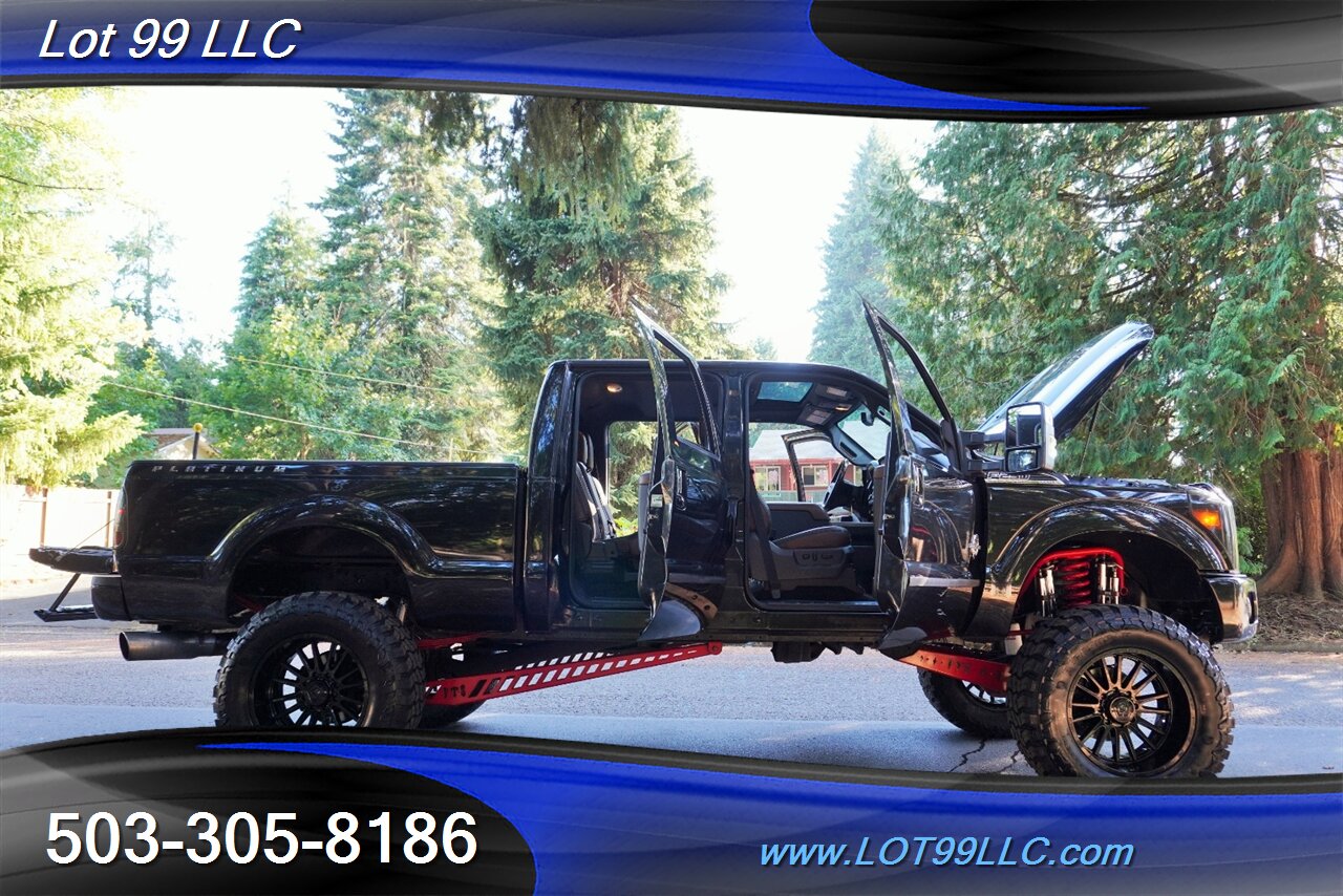 2014 Ford F-250 Platinum 4X4 6.7L Power Stroke Heated AC Leather  Moon Roof FULL THROTTLE SUSEPNSION LIFT 22 WHEELS NEW 40 TIRES - Photo 31 - Milwaukie, OR 97267