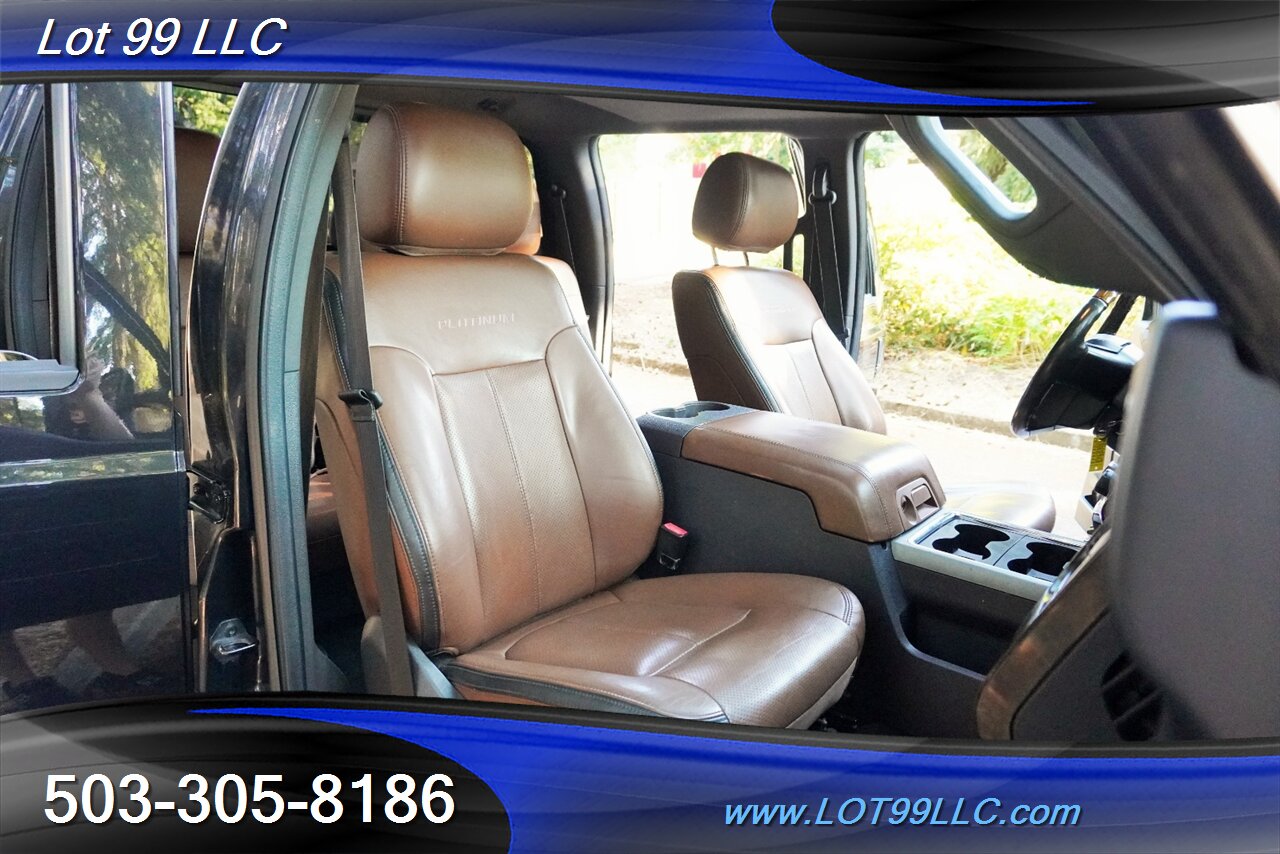 2014 Ford F-250 Platinum 4X4 6.7L Power Stroke Heated AC Leather  Moon Roof FULL THROTTLE SUSEPNSION LIFT 22 WHEELS NEW 40 TIRES - Photo 17 - Milwaukie, OR 97267
