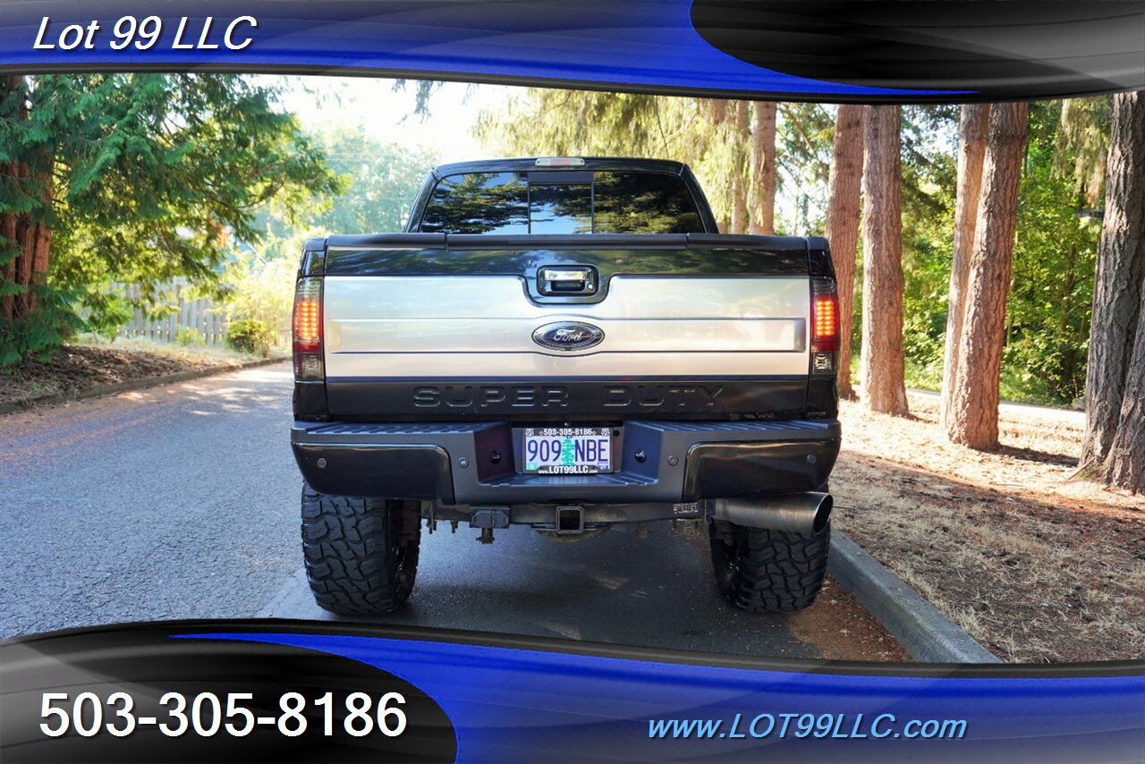 2014 Ford F-250 Platinum 4X4 6.7L Power Stroke Heated AC Leather  Moon Roof FULL THROTTLE SUSEPNSION LIFT 22 WHEELS NEW 40 TIRES - Photo 10 - Milwaukie, OR 97267
