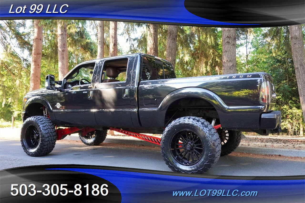 2014 Ford F-250 Platinum 4X4 6.7L Power Stroke Heated AC Leather  Moon Roof FULL THROTTLE SUSEPNSION LIFT 22 WHEELS NEW 40 TIRES - Photo 11 - Milwaukie, OR 97267