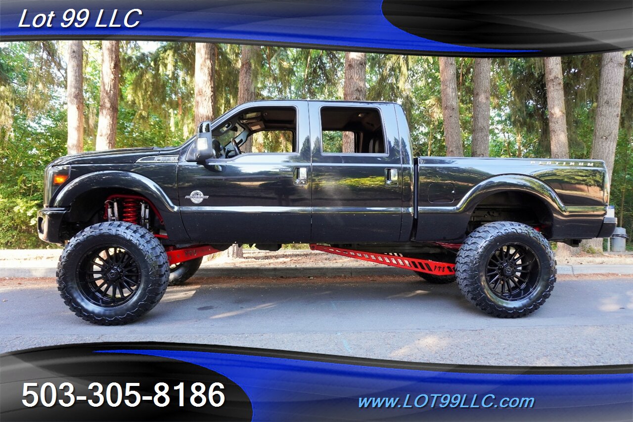 2014 Ford F-250 Platinum 4X4 6.7L Power Stroke Heated AC Leather  Moon Roof FULL THROTTLE SUSEPNSION LIFT 22 WHEELS NEW 40 TIRES - Photo 1 - Milwaukie, OR 97267