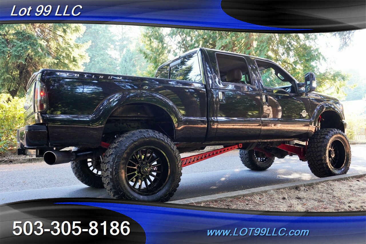 2014 Ford F-250 Platinum 4X4 6.7L Power Stroke Heated AC Leather  Moon Roof FULL THROTTLE SUSEPNSION LIFT 22 WHEELS NEW 40 TIRES - Photo 9 - Milwaukie, OR 97267