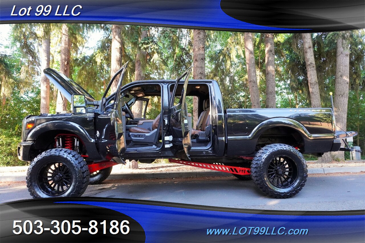 2014 Ford F-250 Platinum 4X4 6.7L Power Stroke Heated AC Leather  Moon Roof FULL THROTTLE SUSEPNSION LIFT 22 WHEELS NEW 40 TIRES - Photo 29 - Milwaukie, OR 97267