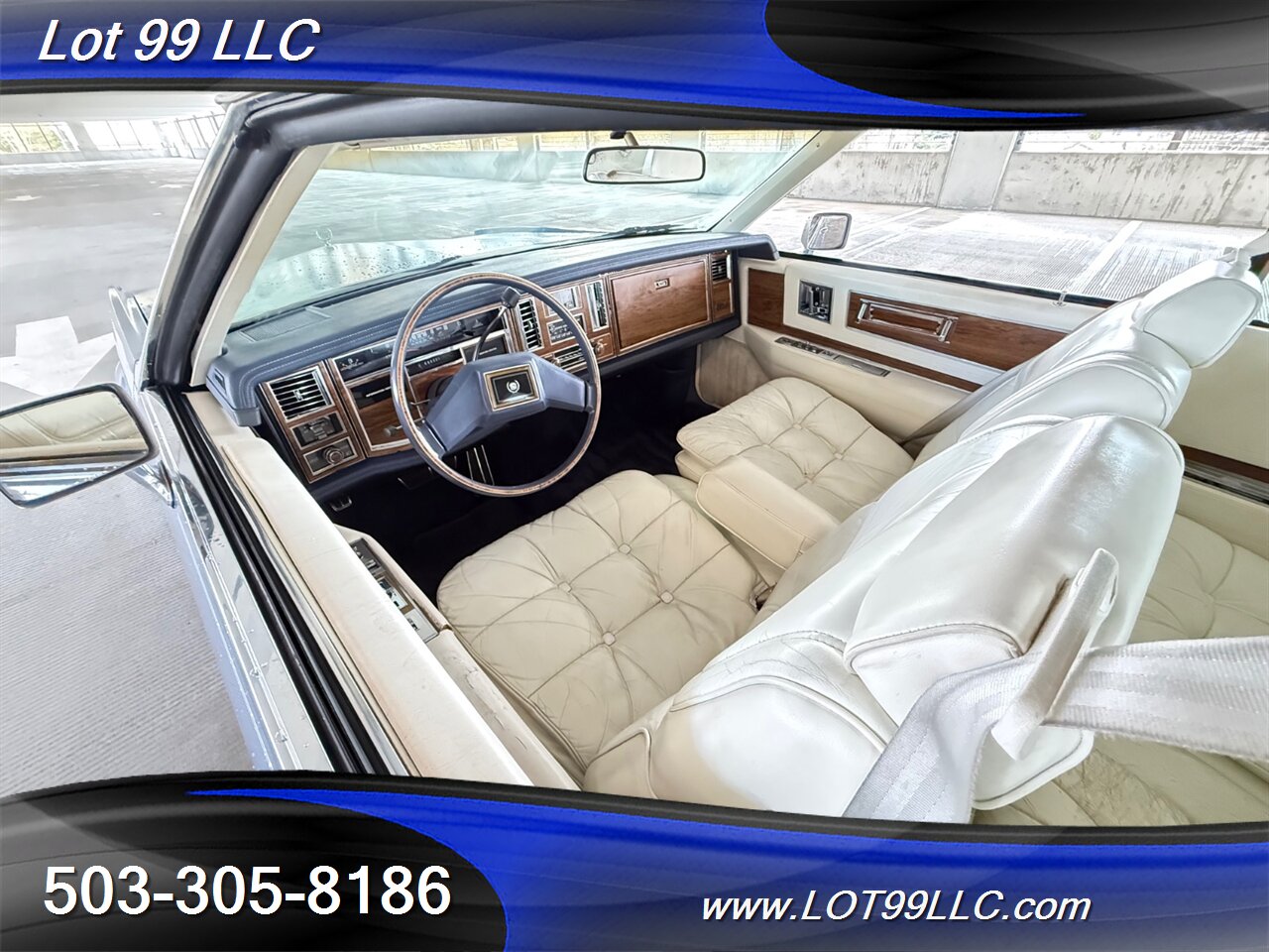 1983 Cadillac Eldorado Coupe 47k Miles 4.1L V8 White Leather FWD   - Photo 31 - Milwaukie, OR 97267