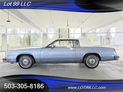 1983 Cadillac Eldorado Coupe 47k Miles 4.1L V8 White Leather FWD Coupe