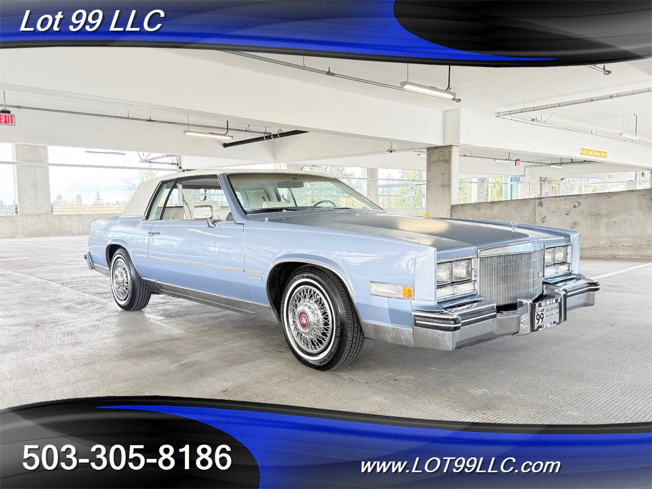 1983 Cadillac Eldorado Coupe 47k Miles 4.1L V8 White Leather FWD   - Photo 4 - Milwaukie, OR 97267