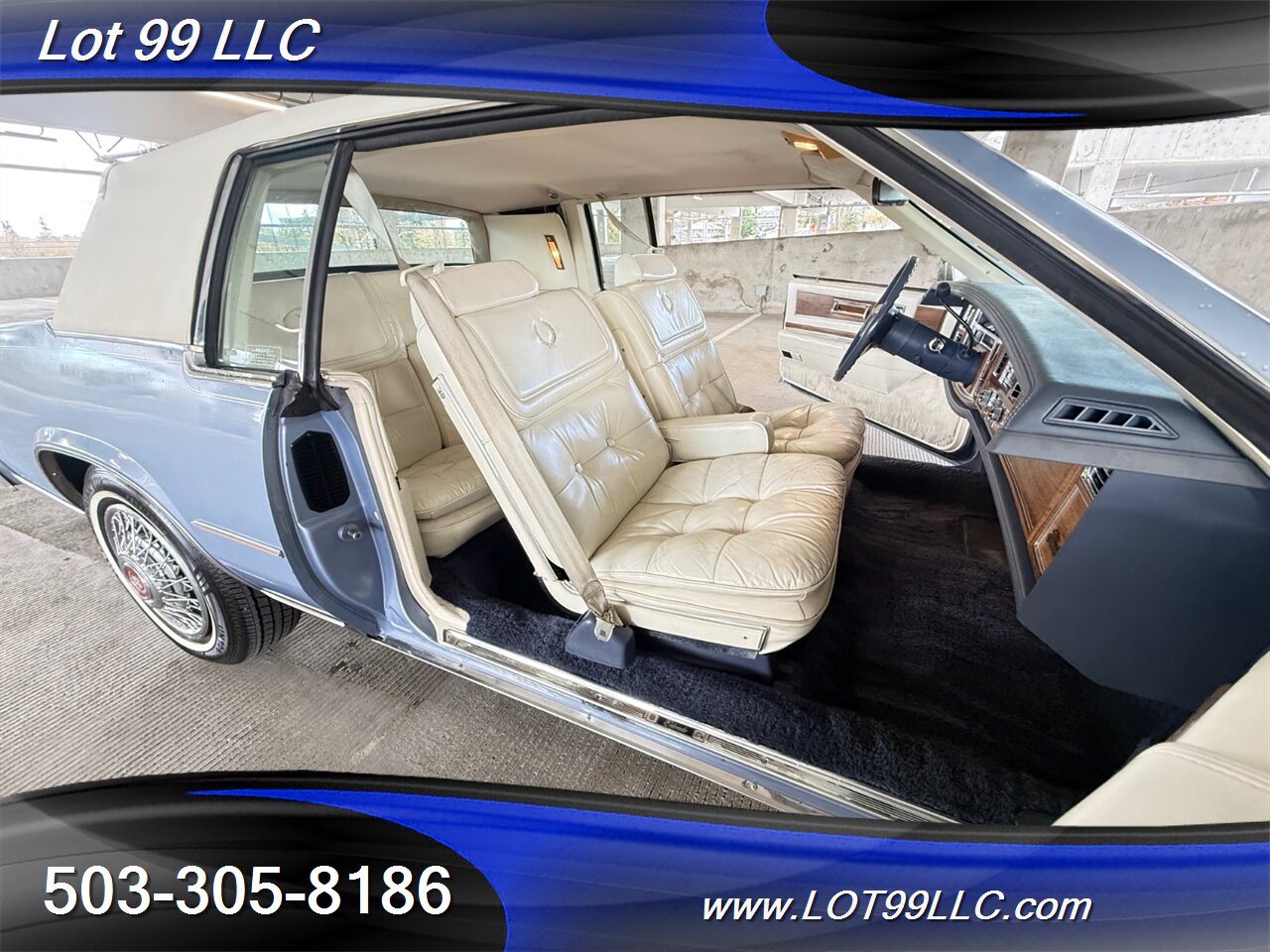 1983 Cadillac Eldorado Coupe 47k Miles 4.1L V8 White Leather FWD   - Photo 13 - Milwaukie, OR 97267