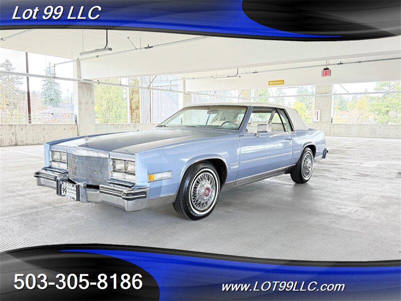 1983 Cadillac Eldorado Coupe 47k Miles 4.1L V8 White Leather FWD  