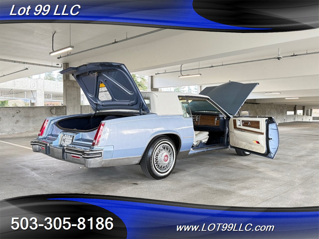 1983 Cadillac Eldorado Coupe 47k Miles 4.1L V8 White Leather FWD   - Photo 26 - Milwaukie, OR 97267