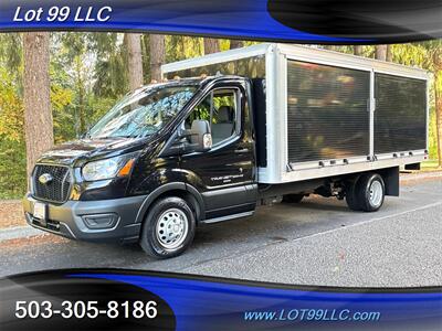 2021 Ford Transit 350 HD Dually Cargo Service Box Roll Up Doors  