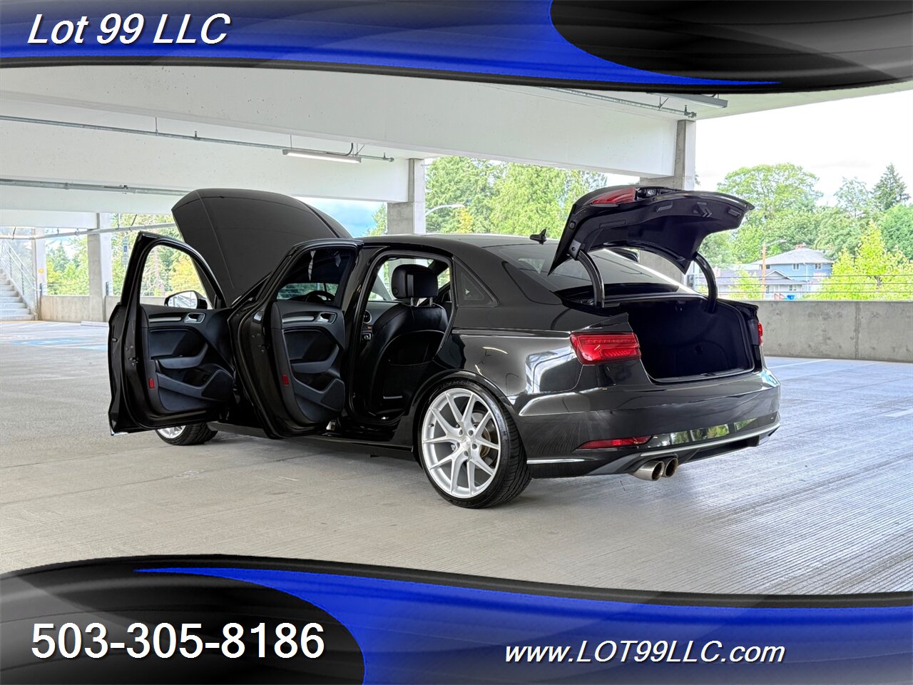 2018 Audi A3 2.0T Premium 70k Miles Htd Leather Roof Lowered  35MPG  Navigation Camera Moon Roof 19 " Wheels - Photo 30 - Milwaukie, OR 97267