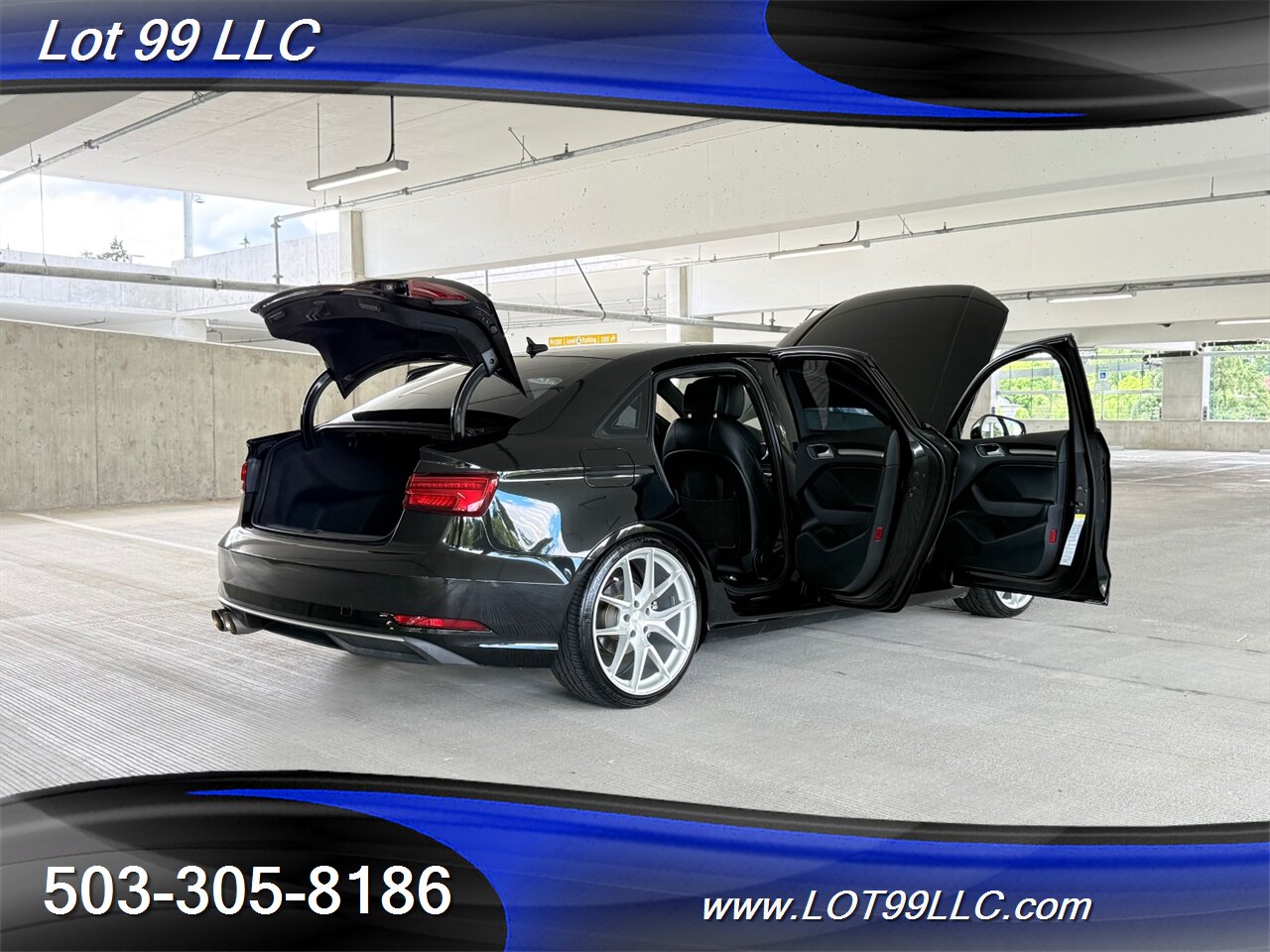 2018 Audi A3 2.0T Premium 70k Miles Htd Leather Roof Lowered  35MPG  Navigation Camera Moon Roof 19 " Wheels - Photo 28 - Milwaukie, OR 97267