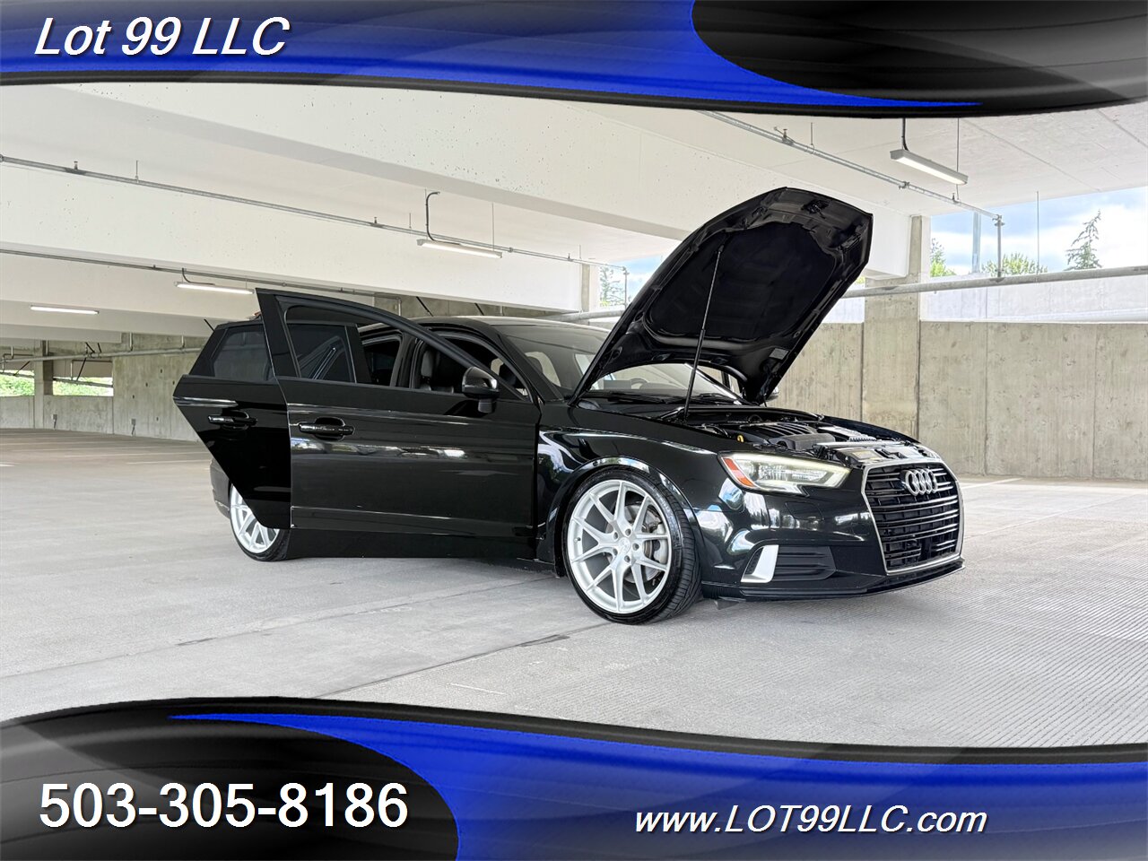 2018 Audi A3 2.0T Premium 70k Miles Htd Leather Roof Lowered  35MPG  Navigation Camera Moon Roof 19 " Wheels - Photo 27 - Milwaukie, OR 97267