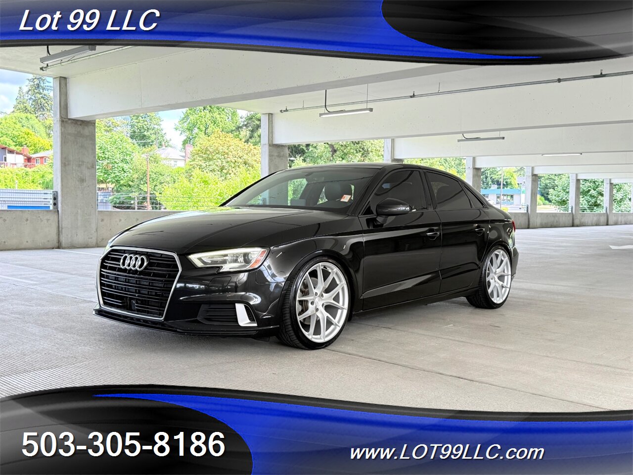 2018 Audi A3 2.0T Premium 70k Miles Htd Leather Roof Lowered  35MPG  Navigation Camera Moon Roof 19 " Wheels - Photo 2 - Milwaukie, OR 97267
