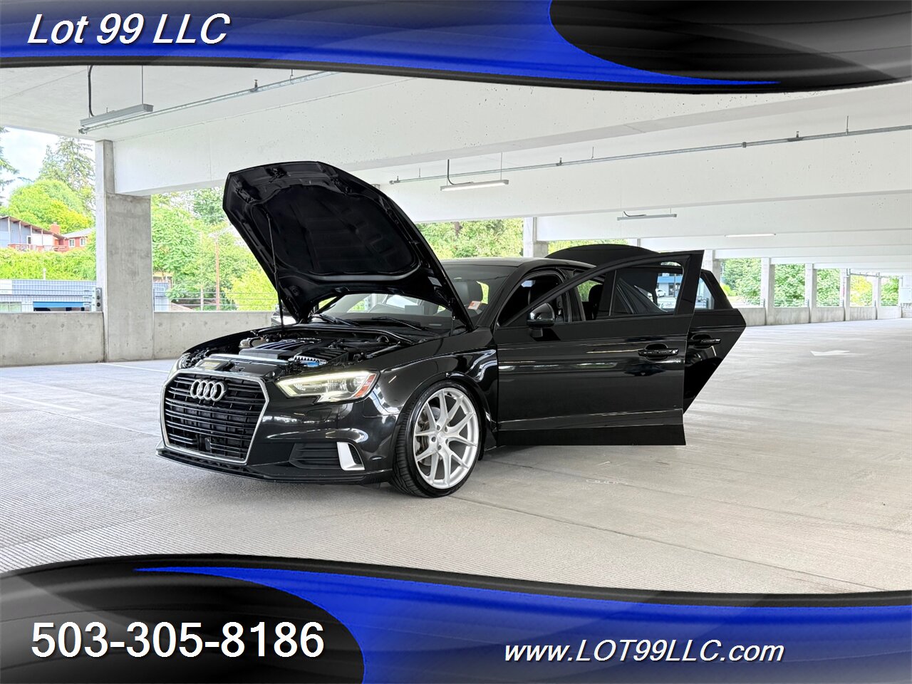 2018 Audi A3 2.0T Premium 70k Miles Htd Leather Roof Lowered  35MPG  Navigation Camera Moon Roof 19 " Wheels - Photo 25 - Milwaukie, OR 97267
