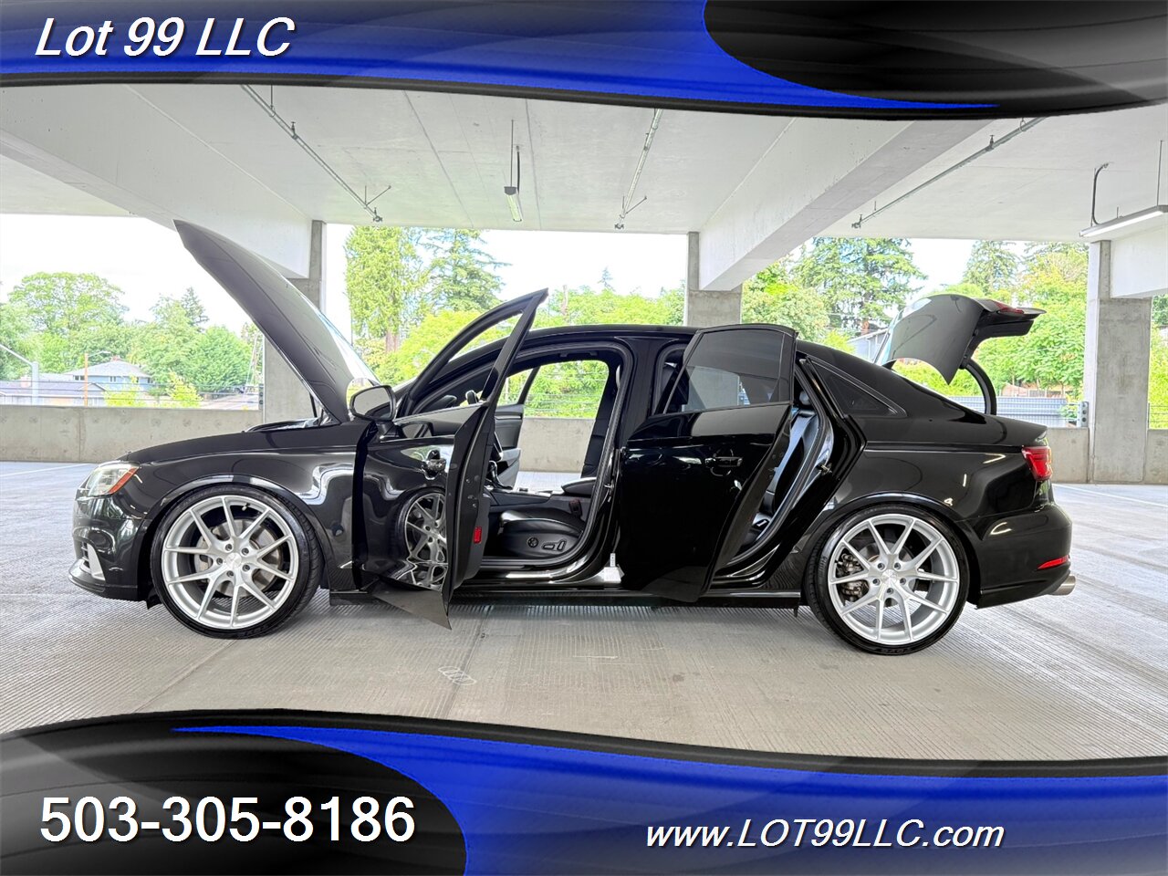 2018 Audi A3 2.0T Premium 70k Miles Htd Leather Roof Lowered  35MPG  Navigation Camera Moon Roof 19 " Wheels - Photo 18 - Milwaukie, OR 97267