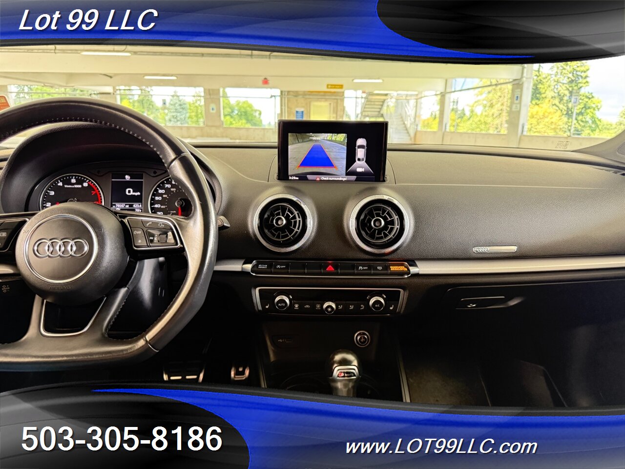 2018 Audi A3 2.0T Premium 70k Miles Htd Leather Roof Lowered  35MPG  Navigation Camera Moon Roof 19 " Wheels - Photo 14 - Milwaukie, OR 97267