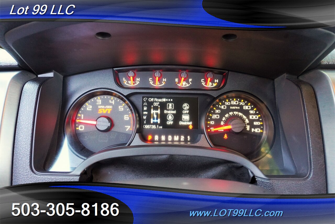 2012 Ford F-150 SVT Raptor 4x4 V8 6.2L Heated Leather NEW TIRES - Photo 27 - Milwaukie, OR 97267