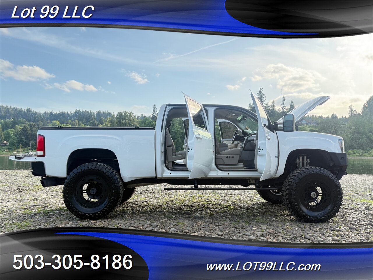 2009 GMC Sierra 2500HD SLT 141k LIFTED New 40 " Tires Duramax 6.6L Diesel  4x4 - Photo 19 - Milwaukie, OR 97267