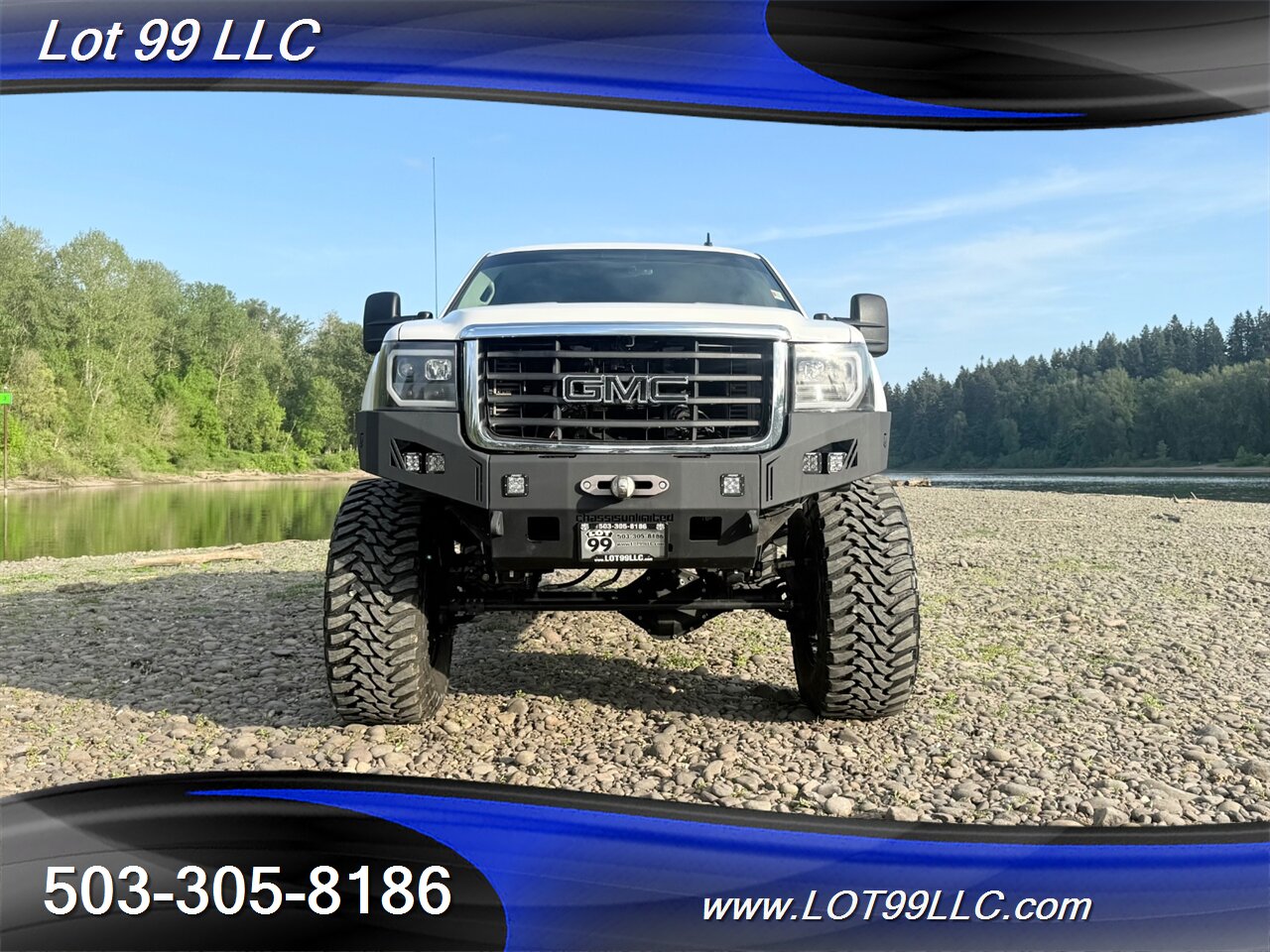 2009 GMC Sierra 2500HD SLT 141k LIFTED New 40 " Tires Duramax 6.6L Diesel  4x4 - Photo 3 - Milwaukie, OR 97267