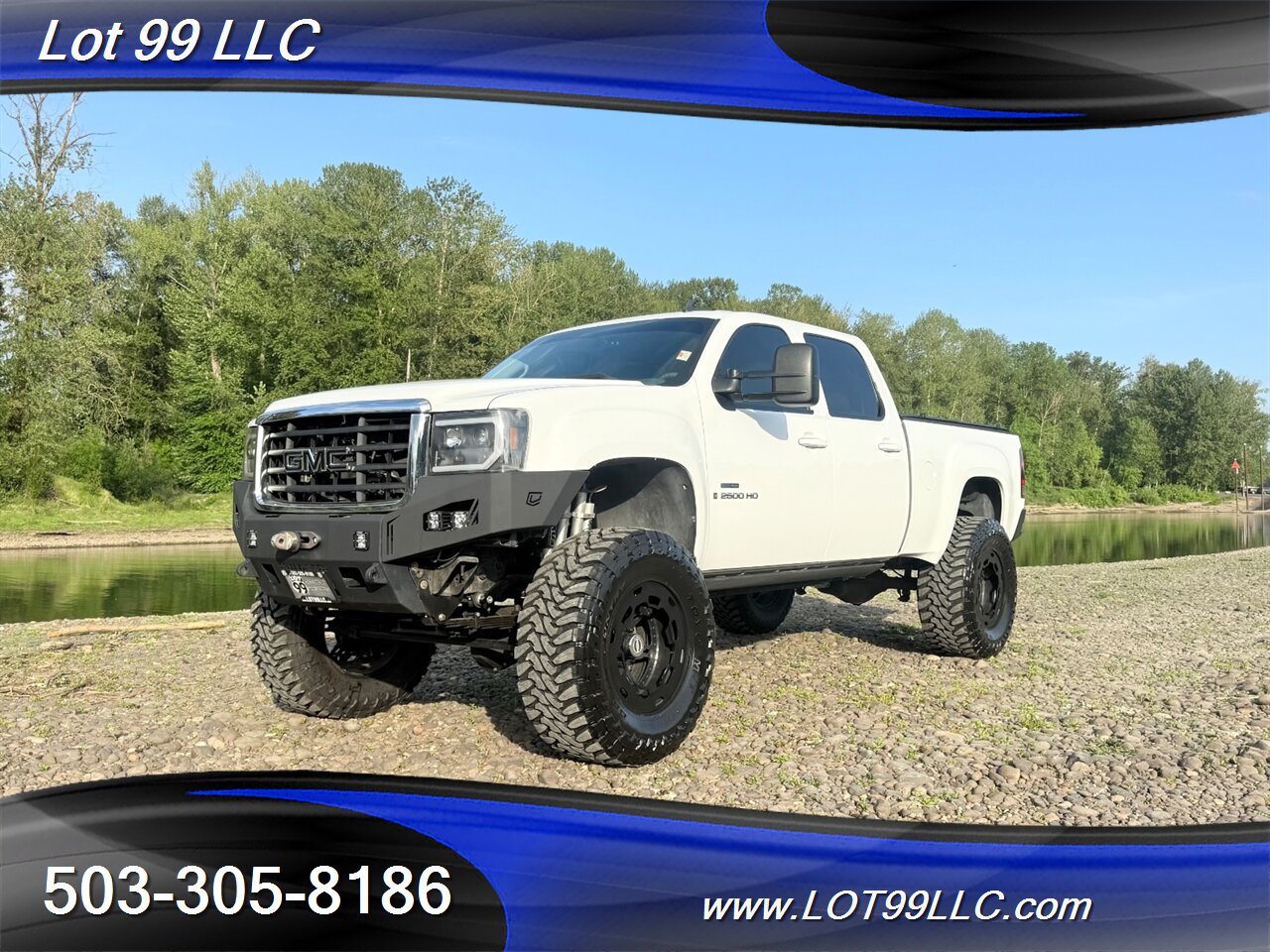2009 GMC Sierra 2500HD SLT 141k LIFTED New 40 " Tires Duramax 6.6L Diesel  4x4 - Photo 2 - Milwaukie, OR 97267