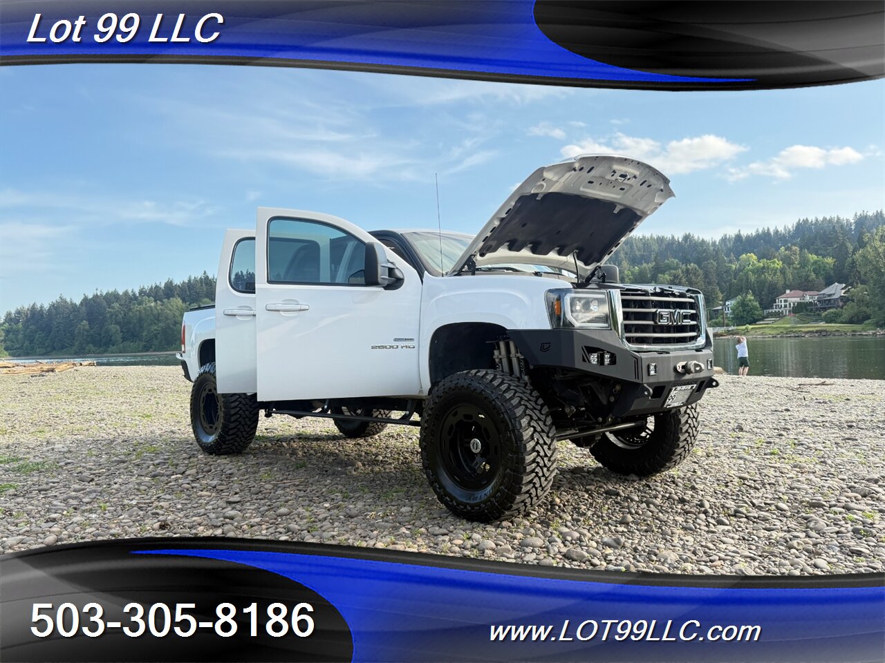 2009 GMC Sierra 2500HD SLT 141k LIFTED New 40 " Tires Duramax 6.6L Diesel  4x4 - Photo 28 - Milwaukie, OR 97267